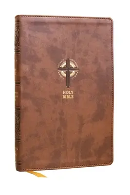 Nrsvce Sacrents of Initiation Catholic Bible, Brown Leathersoft, Comfort Print (A beavatás szentségei, katolikus Biblia) - Nrsvce Sacraments of Initiation Catholic Bible, Brown Leathersoft, Comfort Print