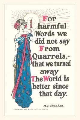 Szüreti napló Ne veszekedni - Vintage Journal Don't Quarrel