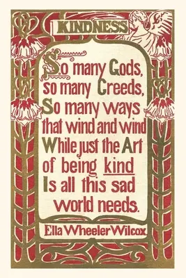 Vintage Journal Wilcox figyelmeztetés a kedvességre - Vintage Journal Wilcox Exhortation to Kindness