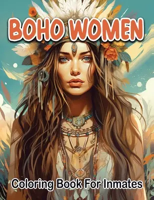 Boho nő színező könyv a rabok számára - Boho woman coloring book for inmates