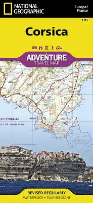 Korzika térkép [Franciaország] - Corsica Map [France]