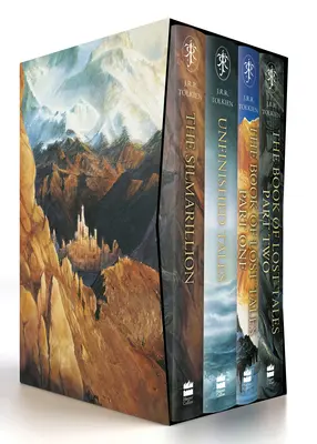 Középfölde története Box Set #1: A Silmarillion / Befejezetlen mesék / Az elveszett mesék könyve, első rész / Az elveszett mesék könyve, második rész - The History of Middle-Earth Box Set #1: The Silmarillion / Unfinished Tales / Book of Lost Tales, Part One / Book of Lost Tales, Part Two