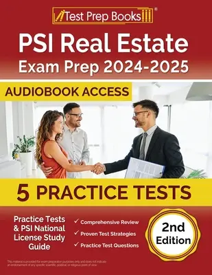 PSI Real Estate Exam Prep 2024-2025: 5 gyakorlati teszt és PSI Nemzeti Licenc Tanulmányi Útmutató [Hangoskönyv hozzáférés] - PSI Real Estate Exam Prep 2024-2025: 5 Practice Tests and PSI National License Study Guide [Audiobook Access]