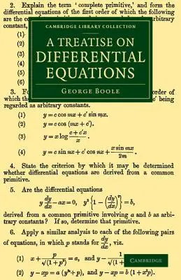 Értekezés a differenciálegyenletekről - A Treatise on Differential Equations