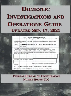 Belföldi nyomozások és műveletek útmutatója - Domestic Investigations and Operations Guide