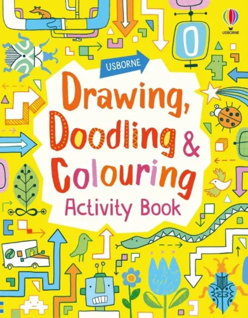 Rajzolás, firkálás és színezés Tevékenységi könyv - Drawing, Doodling and Colouring Activity Book