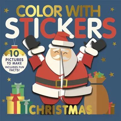 Színezd ki a matricákkal: Óceán: Színezd ki a matricákkal: Karácsony: Készíts 10 képet matricákkal! - Color with Stickers: Christmas: Create 10 Pictures with Stickers!