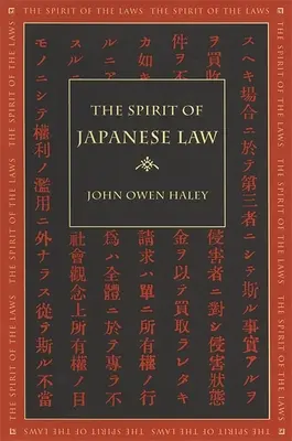 A japán jog szelleme - The Spirit of Japanese Law