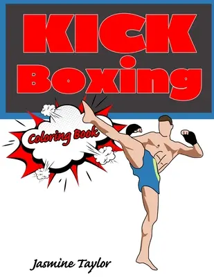 Kickboxing színező könyv - Kickboxing Coloring Book