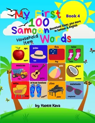 Az első 100 szamoai háztartási szó - 4. könyv - My First 100 Samoan Household Item Words - Book 4