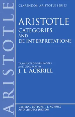 Arisztotelész kategóriái és de Interpretatione - Aristotle Categories and de Interpretatione