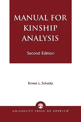 Kézikönyv a rokonsági elemzéshez - Manual for Kinship Analysis