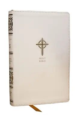 Nrsvce Sacrents of Initiation Catholic Bible, White Leathersoft, Comfort Print (A beavatás szentségei katolikus Biblia) - Nrsvce Sacraments of Initiation Catholic Bible, White Leathersoft, Comfort Print