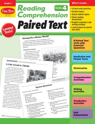 Reading Comprehension: Páros szövegek, 4. osztály tanári segédlet - Reading Comprehension: Paired Text, Grade 4 Teacher Resource