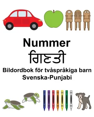 Svéd-punjabi Number/ਗਿਣਤੀ Képes szótár kétnyelvű gyerekeknek - Svenska-Punjabi Nummer/ਗਿਣਤੀ Bildordbok fr tvsprkiga barn