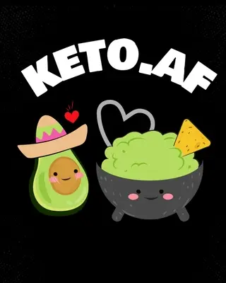 keto.af: Keto Valentin-napi ajándék - Növényi alapú keto-szakácskönyv - Üres papírkötésű naplófüzet, hogy írhass a kedvenc R - keto.af: Keto Valentines Day Gift - Plant Based Keto Cookbook - Blank Paperback Journaling Notebook To Write In Your Favorite R