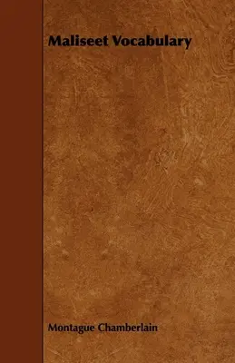 Maliseet szókincs - Maliseet Vocabulary
