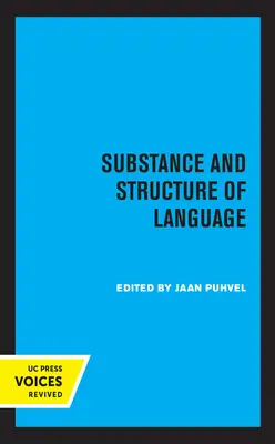 A nyelv tartalma és szerkezete - Substance and Structure of Language