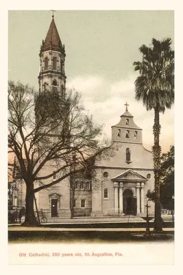 Vintage Journal Katedrális, St. Augustine, Florida - Vintage Journal Cathedral, St. Augustine, Florida