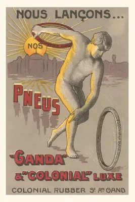 Vintage Journal Discobolos dobás kerékpár gumiabroncs - Vintage Journal Discobolos Throwing Bicycle Tire