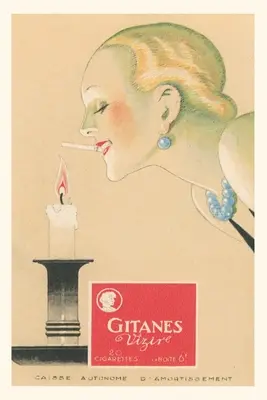 Vintage Journal Nő világítás Gitane gyertya gyertyából - Vintage Journal Woman Lighting Gitane from Candle