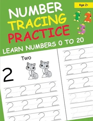 Számok nyomon követésének gyakorlása 0-20-as számok tanulása - Number Tracing Practice Learn Numbers 0 to 20