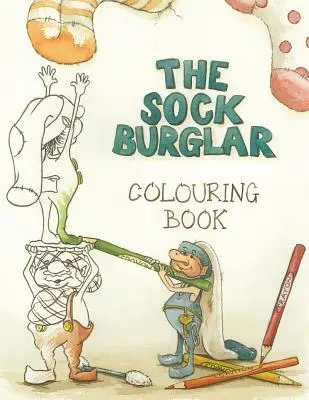 A zokni betörő kifestőkönyv - The Sock Burglar Colouring Book