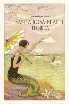 Vintage Journal Santa Rosa Beach sellő - Vintage Journal Santa Rosa Beach Mermaid