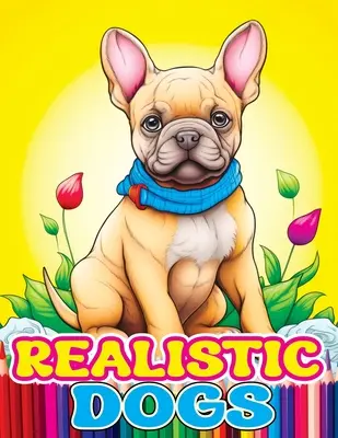 Élethű kutyák: Színezőkönyv imádnivaló és szerethető állatfajtákkal Chihuahua, francia bulldog, tacskó a stresszoldásért és a relaxálásért - Realistic Dogs: Coloring Book with Adorable and Lovable Breeds of Animals Chihuahua, French Bulldog, Dachshund for Stress Relief & Rel