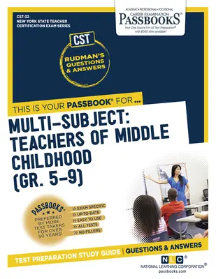 Multi-Subject: Középiskolai tanárok (Gr 5-9) (Cst-32): Passbooks Study Guide 32. kötet - Multi-Subject: Teachers of Middle Childhood (Gr 5-9) (Cst-32): Passbooks Study Guide Volume 32