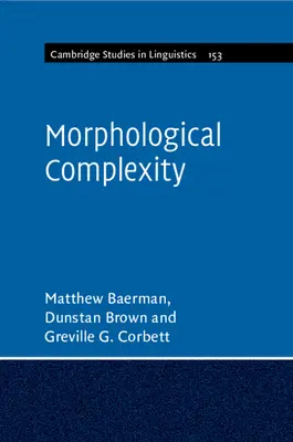 Morfológiai komplexitás - Morphological Complexity