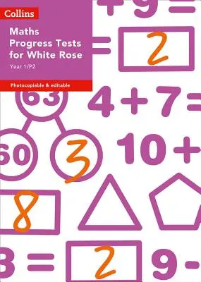 1/P2. évfolyam: Matematikai haladási tesztek White Rose számára - Year 1/P2 Maths Progress Tests for White Rose