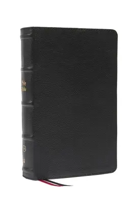 Kjv, Personal Size Large Print Single-Column Reference Bible, Genuine Leather, Black, Red Letter, Comfort Print: Szent Biblia, King James Version - Kjv, Personal Size Large Print Single-Column Reference Bible, Genuine Leather, Black, Red Letter, Comfort Print: Holy Bible, King James Version