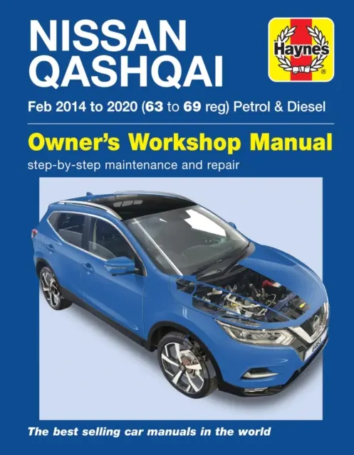 Nissan Qashqai benzines és dízel (14. febr. - 20. febr.) 63 - 69 - Nissan Qashqai Petrol & Diesel (Feb '14-'20) 63 to 69