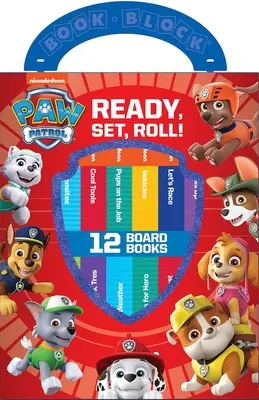 Nickelodeon Mancs őrjárat: Gyerekek és kisbabák: Nickelodeon Mancs őrjárat: Vigyázz, kész, gurulj! 12 táblás könyv - Nickelodeon Paw Patrol: Ready, Set, Roll! 12 Board Books