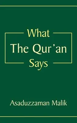 Mit mond a Korán - What the Qur'an Says