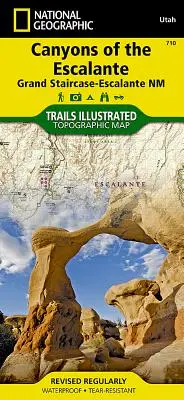 Canyons of the Escalante térkép [Grand Staircase-Escalante Nemzeti Emlékhely] - Canyons of the Escalante Map [Grand Staircase-Escalante National Monument]