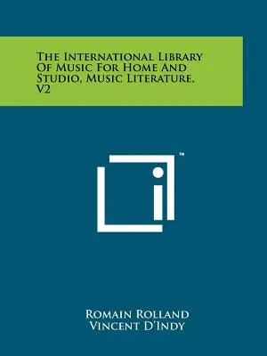 A Nemzetközi Zenei Könyvtár az otthoni és a stúdióban, Zenei irodalom, V2 - The International Library of Music for Home and Studio, Music Literature, V2