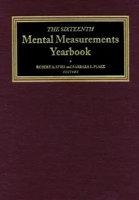 A tizenhatodik Mentális mérések évkönyve - The Sixteenth Mental Measurements Yearbook