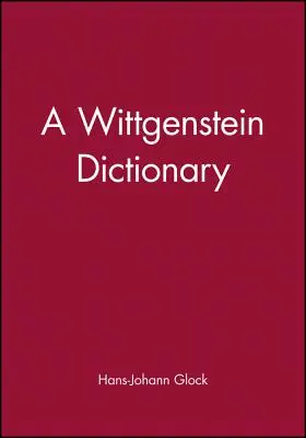 Wittgenstein-szótár - Wittgenstein Dictionary