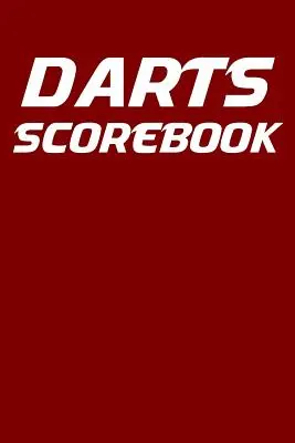 Darts Scorebook: 6x9-es darts pontgyűjtő, ellenőrző táblázattal és 100 pontgyűjtő kártyával. - Darts Scorebook: 6x9 darts scorekeeper with checkout chart and 100 scorecards