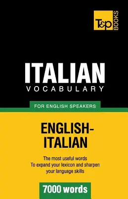 Olasz szókincs angolul beszélőknek - 7000 szó - Italian vocabulary for English speakers - 7000 words