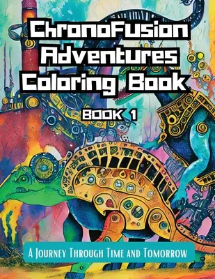 ChronoFusion Adventures Színezőkönyv (Első könyv): Utazás az időn és a holnapon át - ChronoFusion Adventures Coloring Book (Book One): A Journey Through Time and Tomorrow