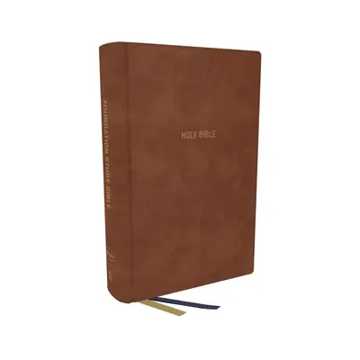 Nkjv, Foundation Study Bible, Large Print, Leathersoft, Brown, Red Letter, Comfort Print: Szent Biblia, New King James Version - Nkjv, Foundation Study Bible, Large Print, Leathersoft, Brown, Red Letter, Comfort Print: Holy Bible, New King James Version