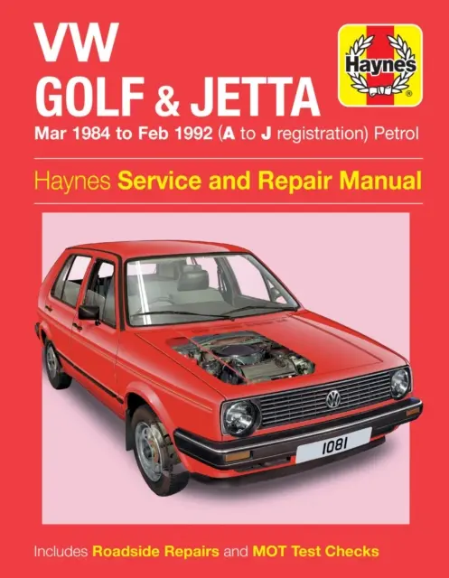 VW Golf és Jetta Mk 2 benzines (84-92) - VW Golf & Jetta Mk 2 Petrol (84 - 92)