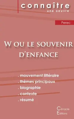 Fiche de lecture W ou le Souvenir d'enfance de Perec (Analyse littraire de rfrence et rsum complet)