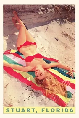 Vintage Journal Mosolygó fürdőző szépség, Stuart, Florida - Vintage Journal Smiling Bathing Beauty, Stuart, Florida