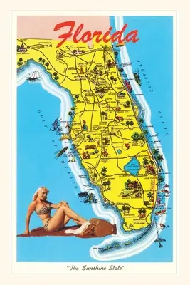 Vintage Journal Florida turisztikai térkép - Vintage Journal Florida Tourist Map