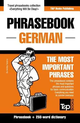 Angol-német nyelvtankönyv és 250 szavas miniszótár - English-German phrasebook and 250-word mini dictionary