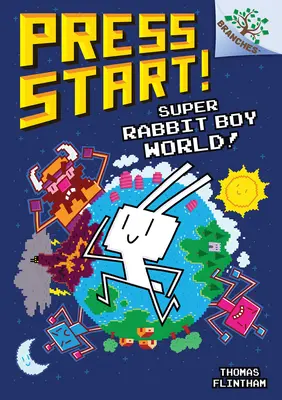 Szupernyúlfiú világ! A Branches Book (Press Start! #12) (Library Edition) - Super Rabbit Boy World!: A Branches Book (Press Start! #12) (Library Edition)